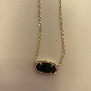 Kendra Scott Jewelry - Black Kendra Scott necklace with gold chain Kendra Scott Jewelry - Black Kendra Scott necklace with gold chain